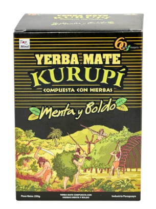Yerba Kurupí Menta y Boldo 250gr