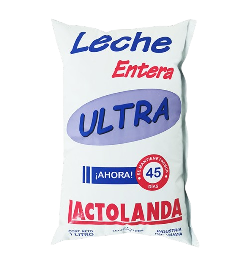 Leche Lactolanda Entera en sachet 1L