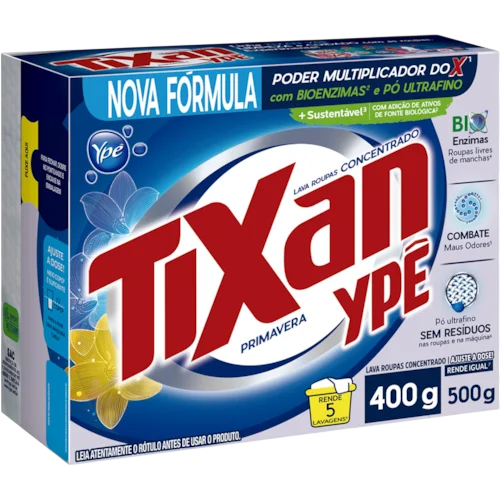 Jabon en polvo Tixan primavera 400g