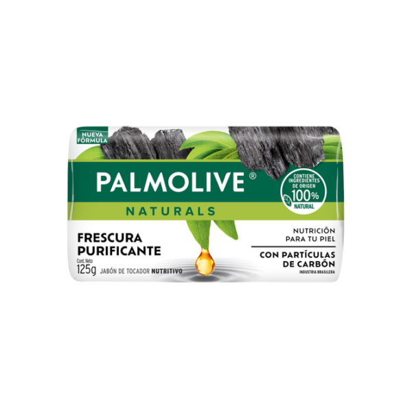 Jabón de tocador Palmolive Particulas de Carbón 125g