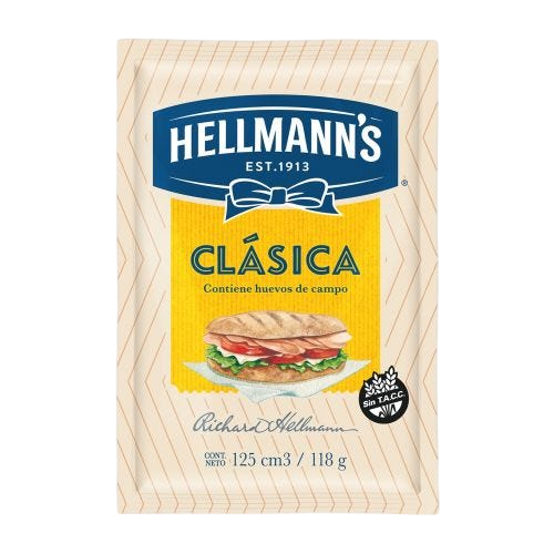 Mayonesa Hellmann's Clasica 125g